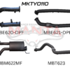 Toyota Landcruiser VDJ200 Manta DPF 3in Dual NO Cat, Muffler, 4in Tailpipe - Image 3