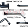 MANTA TOYOTA LANDCRUISER 300 SERIES V6 3IN DPF BACK WITHOUT MUFFLERS, CHROME 4IN TIP - Image 3