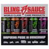 BLING SAUCE SAMPLE SET OF 5 X 60ML HOT-VINYL-GREEN-CONDITION-QUICKIE - Image 2